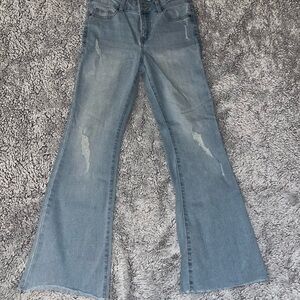 Celebrity Pink Light Blue Wide Leg Jeans